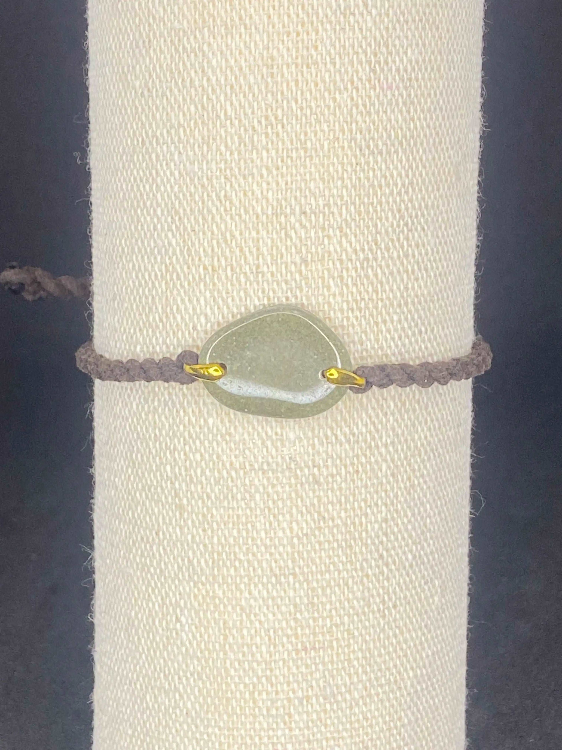 Bracelet brun pierre pyrite - BR-52 - Creations Natural Stone