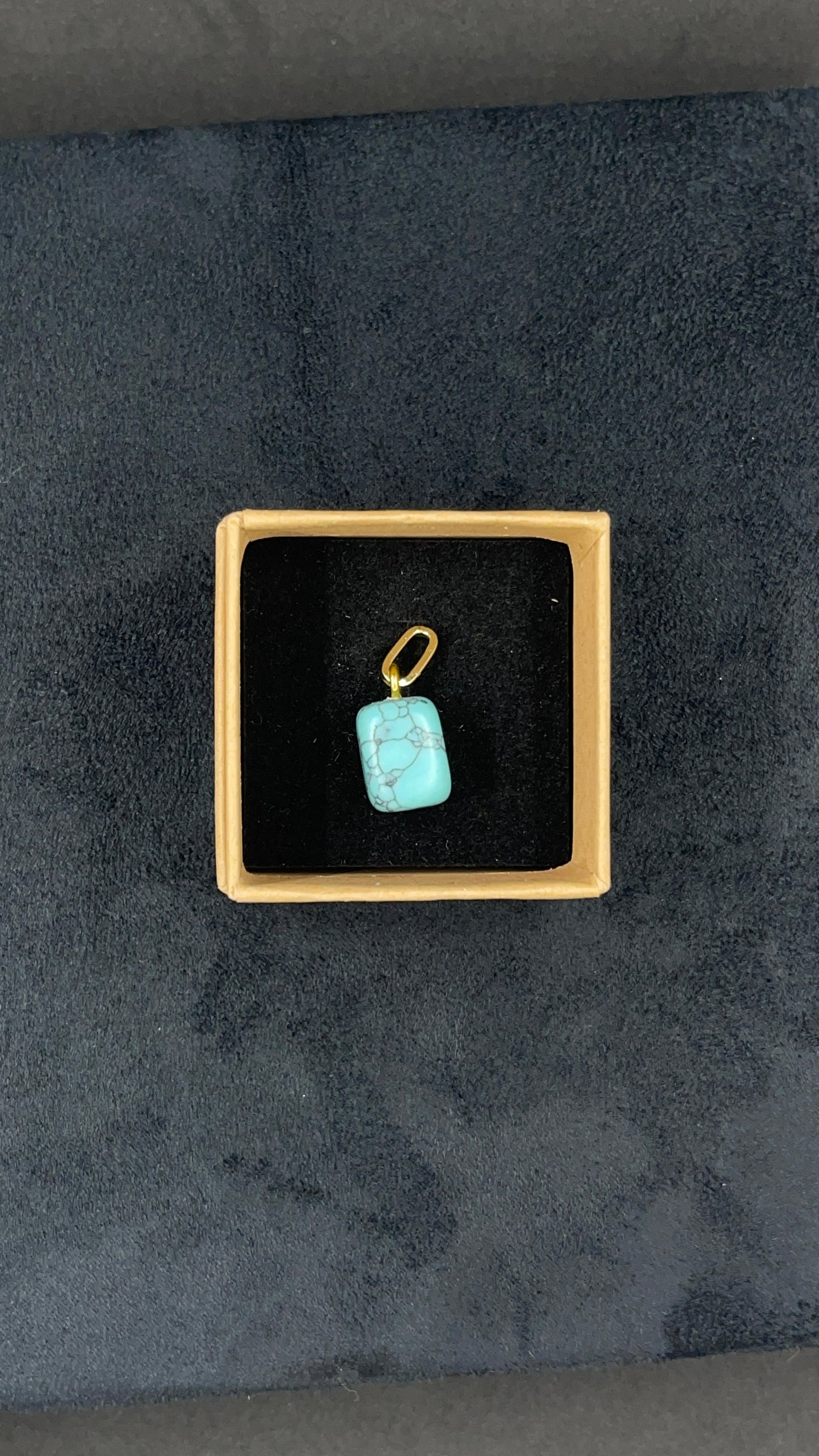 Pendentif pierre turquoise - PE-03 - Creations Natural Stone