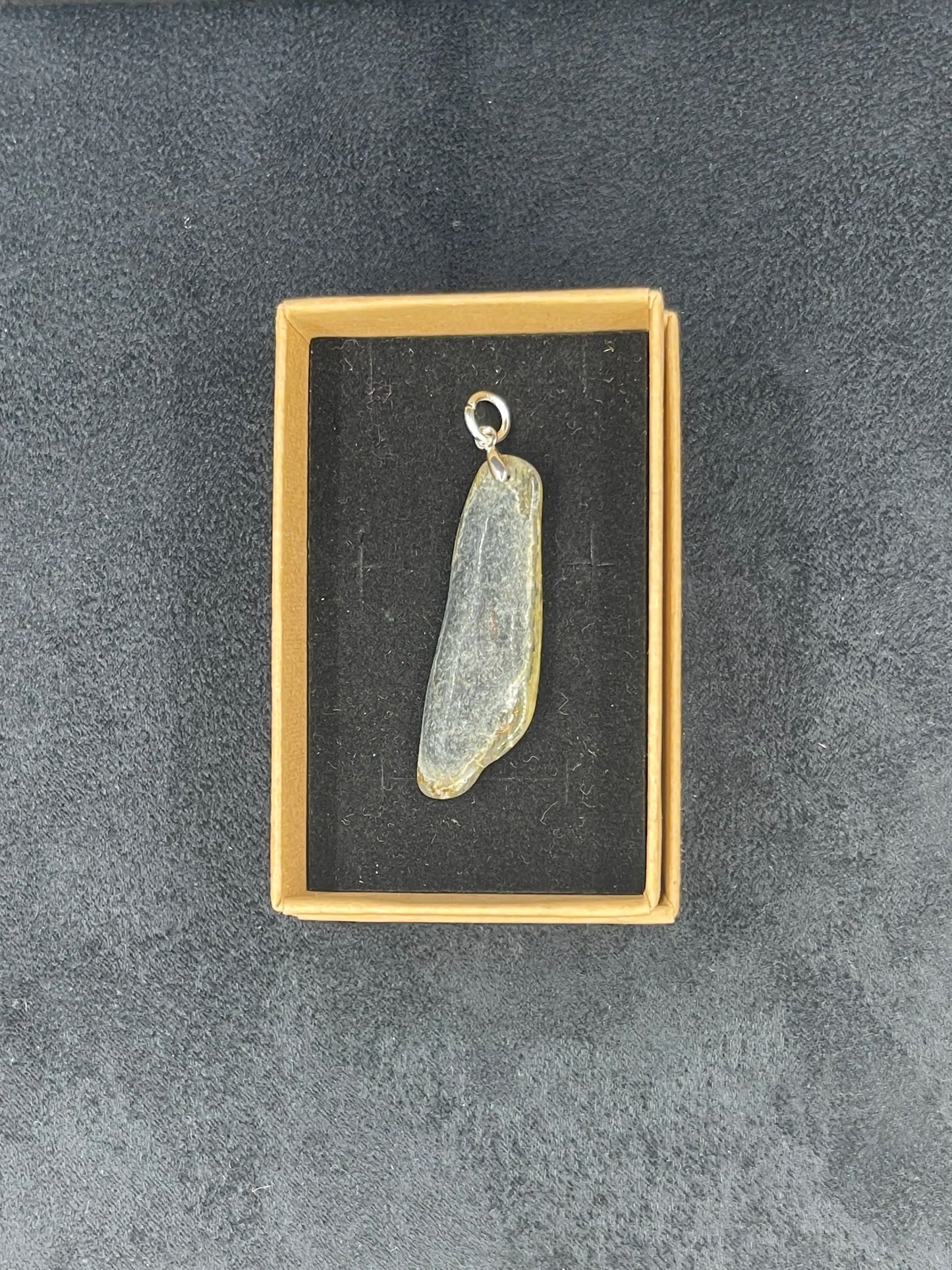 Pendentif pierre œil de faucon - PE-28 - Creations Natural Stone