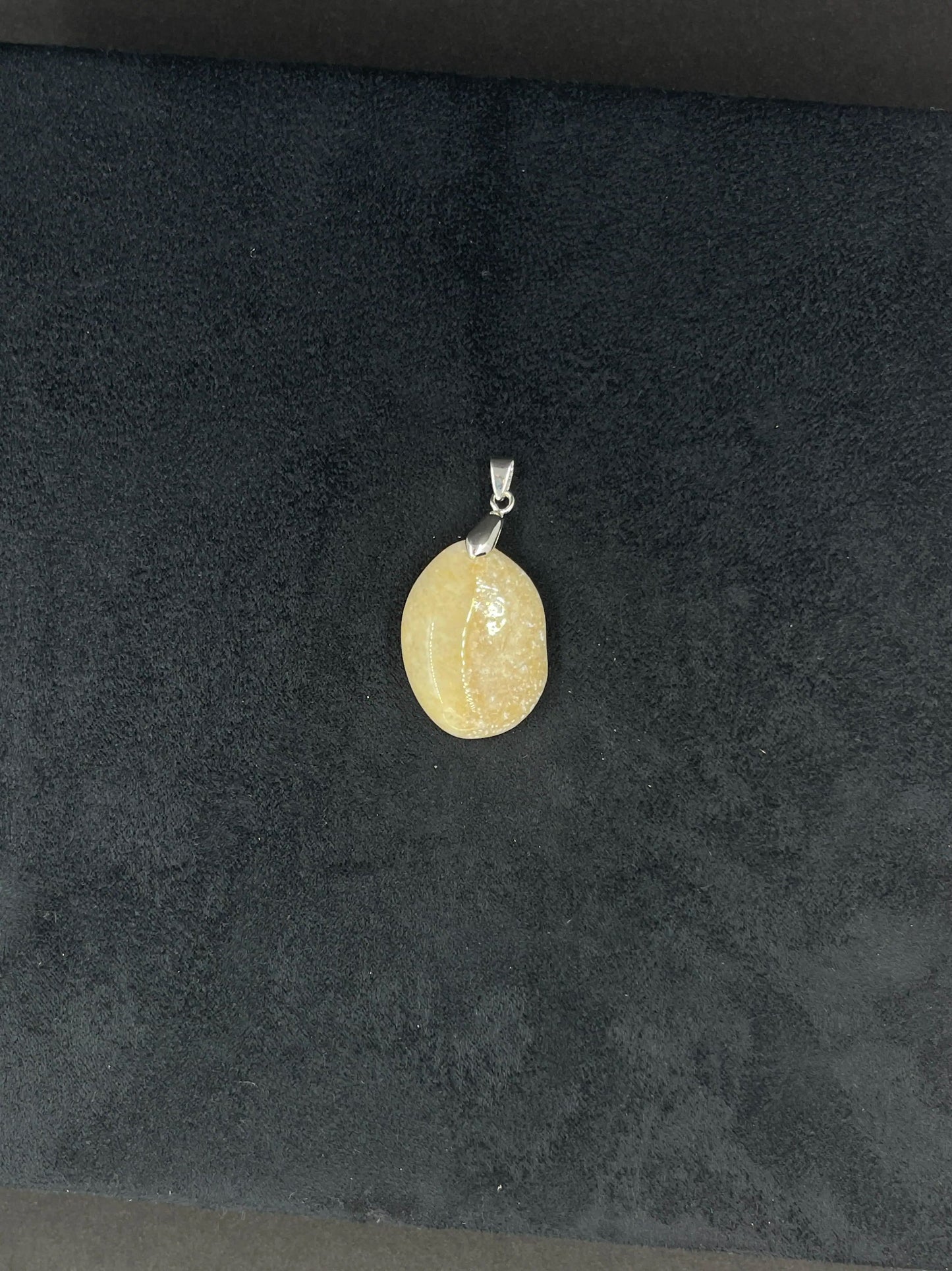 Pendentif pierre citrine - PE-10 - Creations Natural Stone