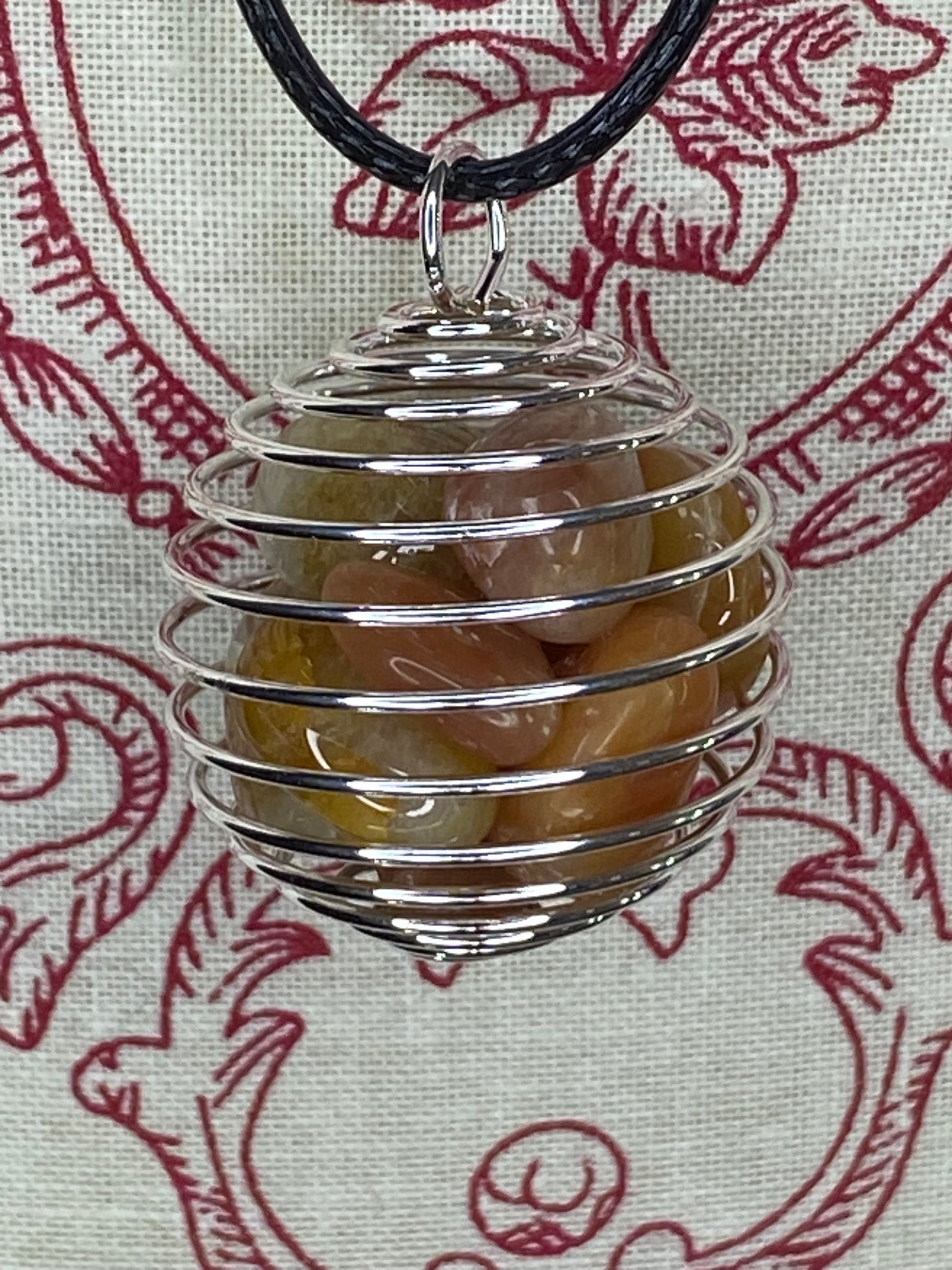 Collier Calcédoine Agate - CO-22 - Creations Natural Stone