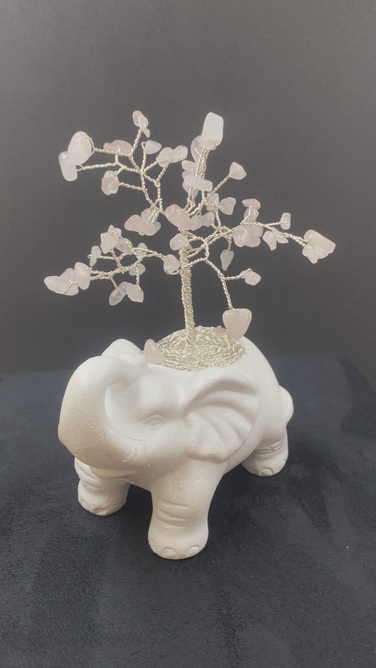 Rose Quartz Tree of Life