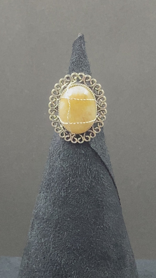 Hematoid Quartz Ring